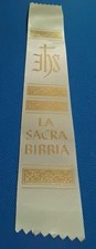 SEGNALIBRO IN STOFFA " LA SACRA BIBBIA " GESÙ _ CRISTIANESIMO _ ARTE SACRA