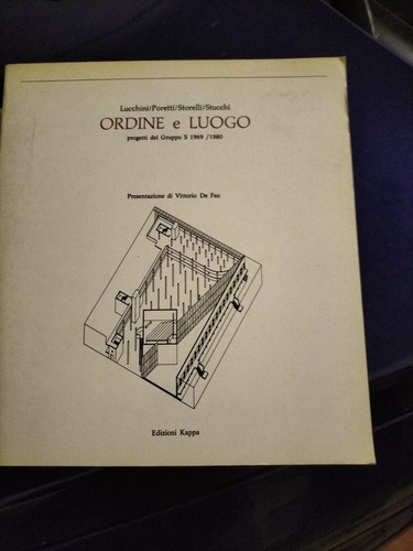 Ordine luogo progetti del - e,