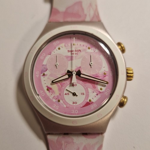 Swatch irony chrono - chrono, rose