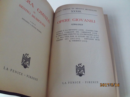 Opera omnia benito - opera,