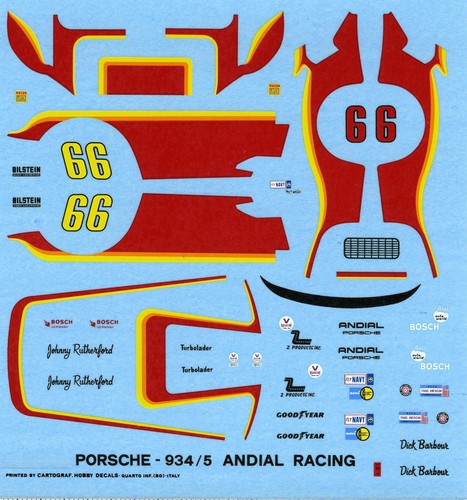Porsche 934 66 andial - porsche, n°66