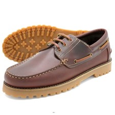 Scarpe da barca uomo pelle