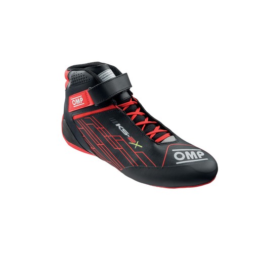 Scarpe kart karting - nero, rosso