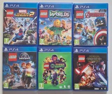 Lotto 6 Giochi LEGO per PS4 –Marvel Super Heroes2+ Marvel Avengers e Altro