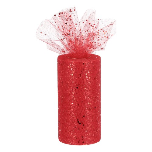 Nastro tulle con paillettes - nastro,