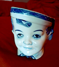 DELFT ceramica RARA TABACCHIERA di NIEMEYER per Javanese Jungens, Deliziosa!!!