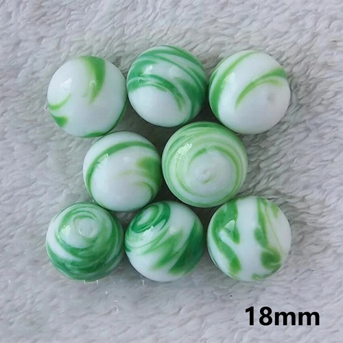 Palline vetro verde - verde, marmi