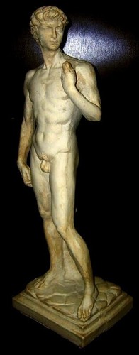 Statua david michelangelo - statua, 16"