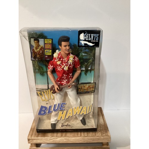 Bambola barbie elvis blue - barbie,