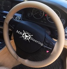 Coprivolante In Pelle Beige