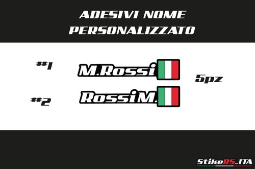 Adesivo vinile nome - adesivo,