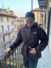 giacca sci north face 550 marrone grande