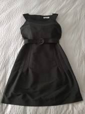 Raffinato abito nero cocktail tessuto tecnico Intrend Taglia ITA 48