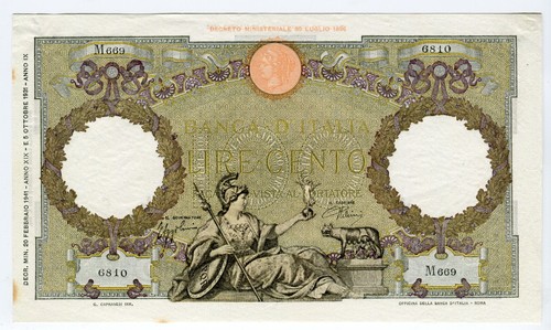 Banconota 100 lire - 100,