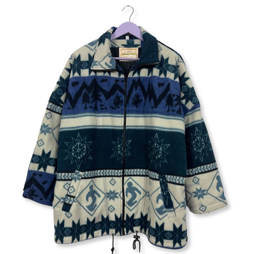 Pile vintage blu - vintage, bianco
