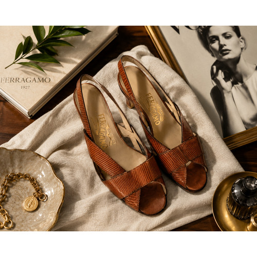 Vintage ferragamo lucertola - vintage,