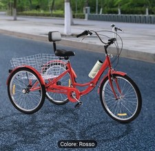 Triciclo Unisex per adulti a 7 Marce. Nuovo, già montato! SOLO RITIRO A MANO ⭐⭐⭐