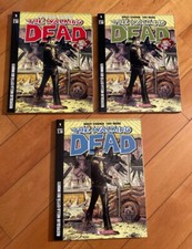 THE WALKING DEAD N°1 TRE ALBI CON LOGO ROSSO VERDE BLU DA EDICOLA