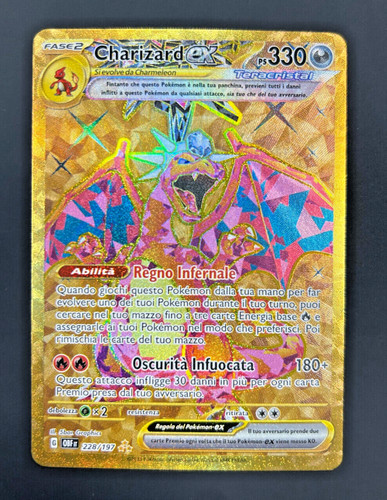 Pokemon carta charizard - pokemon, ex