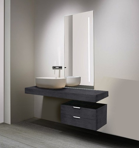 Mensola sospesa per lavabo - mensola,