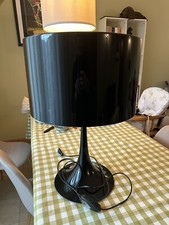 Lampada tavolo FLOS Spun Light T1 Nero lucido