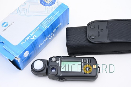 Minolta flash light meter - light, vi
