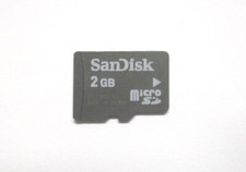 Scheda memoria Micro SD da 2GB, della SanDisk, 100% OK, originale!
