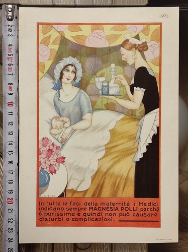 Pubblicità 1923 magnesia - pubblicità,