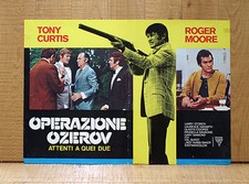 OPERAZIONE OZEROV ATTENTI A QUEI DUE fotobusta poster Roger Moore Curtis BE45