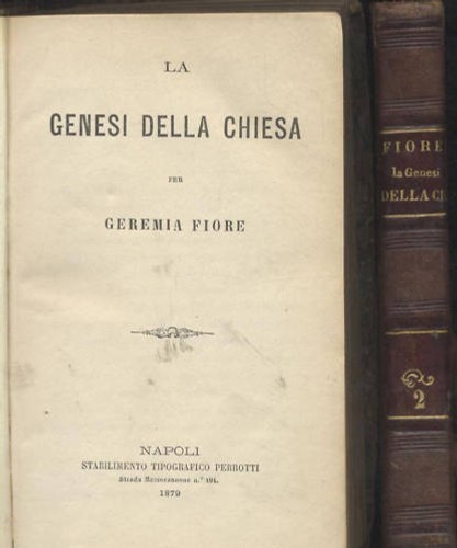Genesi della chiesa di - la,