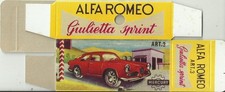 0042o. MERCURY 1/48 Scatola replica Mercury box ALFA ROMEO GIULIETTA SPRINT