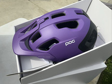 Casco bicicletta POC Axion Race MIPS viola zaffiro/nero taglia M 55-58 NUOVO
