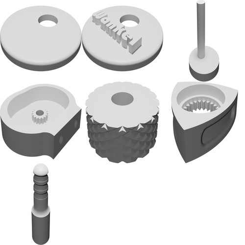 Modello motore rotativo wankel - modello,