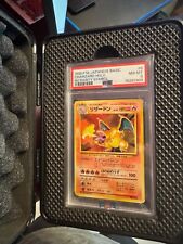 1996 Pokemon No Rarity Charizard Japanese 1st Edition Base Set Holo #6 PSA 8