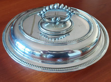 LEGUMIERA VITTORIANA IN METALLO DI SHEFFIELD CON AUTENTICA DI MARGUTTA ARTE