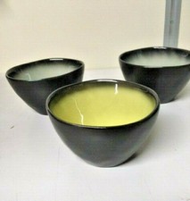 3 Ciotole ø15 cm nere colore nero ciotola da frutta aperitivo gelato decorativa