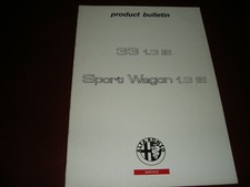 ALFA ROMEO MANUALE " 33 1.3IE,S.WAGON 1.3IE " 1991 -OTTIME CONDIZIONI ,ORIGINALE