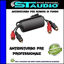 Filtro RCA Antidisturbo Anti Disturbo per Autoradio Amplificatore hifi car SPL -