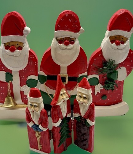 Babbo natale vintage trifold - natale,