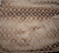 Scampolo Tessuto beige oro