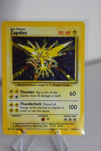 Pokemon zapdos 102 1999 - 16/102, set