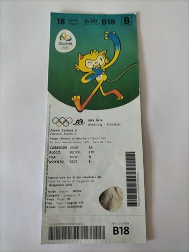 Biglietto olimpiadi 08 - biglietto, 18.08