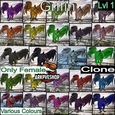 ASA🦖Ark Survival Asceso PvE Griffin Livello 1 Clone Lvl 1
