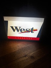 VINTAGE ORIGINAL  GERMAN “WEST” McLaren MERCEDES LIGHT BOX ILLUMINATED SIGN 