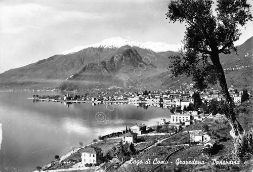 Cartolina lago como - lago,