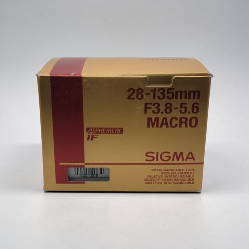 Sigma 135 8 5 6 - 28-135, f3.8-5.6