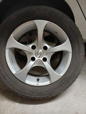 ruote x auto lega con copertoni invernali usati misura 195-65  R15 a 100 euro 