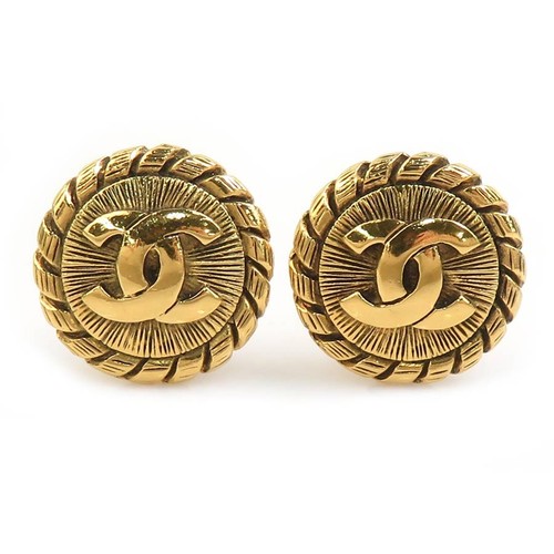 Orecchini clip con logo cc - clip,