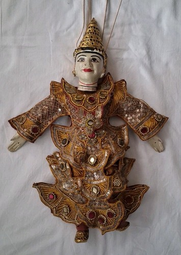 Marionetta burattino birmania - burattino,