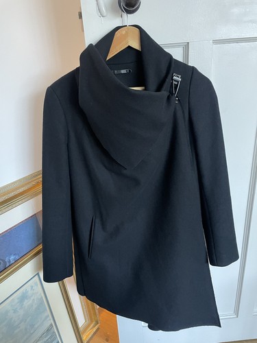 Cappotto asimmetrico misto